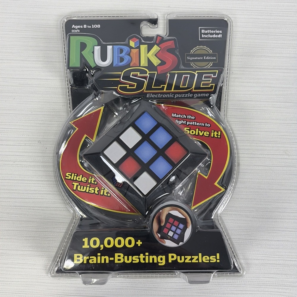 Rubiks Slide Electronic Puzzle Game NIP Signature Edition NEW